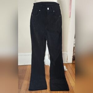 NEVER WORN Shein Corduroy black pants for women